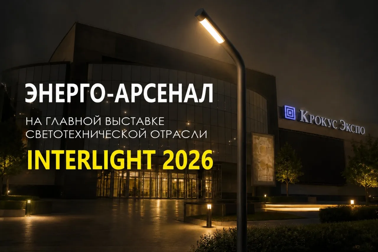 ООО «Энерго-Арсенал» приглашает на выставку Interlight 2026 ООО «Энерго-Арсенал» приглашает на выставку Interlight 2026